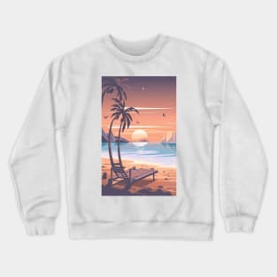 Sunset at the beach Crewneck Sweatshirt